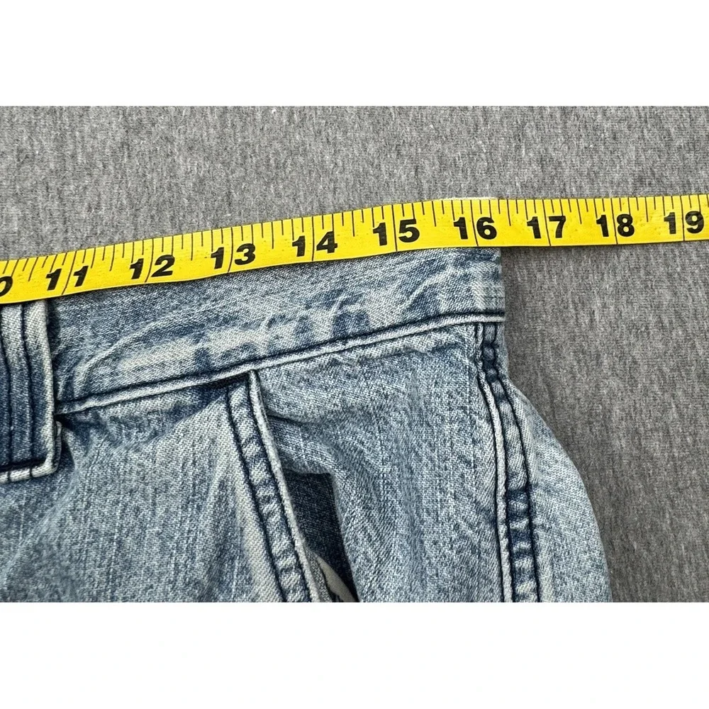 Levi Strauss Signature Jean Shorts Mens Sz 32 Baggy Denim Y2K Vtg Skater Grunge